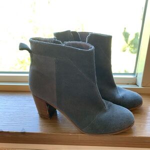 TOMS gray booties